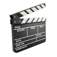 Movie clapper board