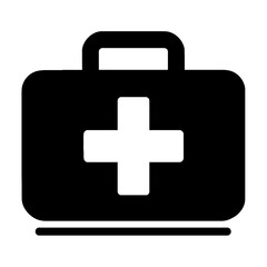 Obraz premium First Aid Kit Icon for Medical Use