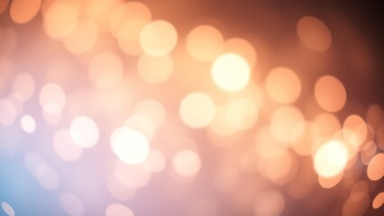 Fototapeta premium Abstract shimmering light particles with gradient colors and soft glowing bokeh, creating an atmospheric effect.