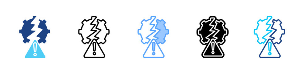 Damage icon sheet multiple style collection