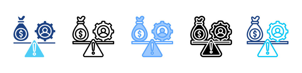 Equity icon sheet multiple style collection