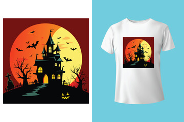 Halloween t shirt design Scary Halloween