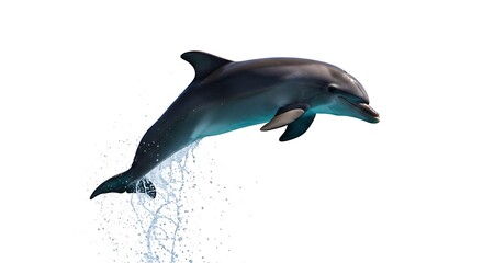 Leaping Dolphin A Stunning Underwater Wildlife Moment