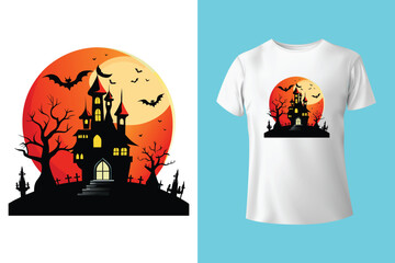 Halloween t shirt design Scary Halloween