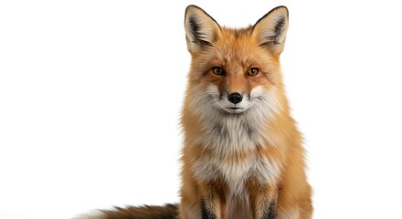 Fototapeta premium Captivating Red Fox Portrait Wildlife Beauty in Focus