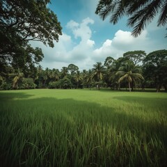 Obraz premium rice field in bali