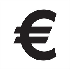 Obraz premium Simple and Bold Euro Symbol