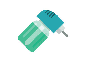 Electric mosquito repellent. Simple flat illustration.