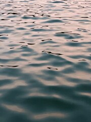 silky smooth gradient ripples on water