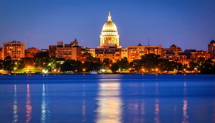 Fototapeta premium City skyline at twilight (1)