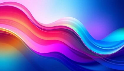 Abstract vibrant wave gradient background, layered color dynamic effect, ripple, mobile