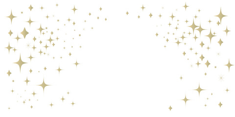 金色のキラキラした背景イラスト　星空