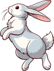 cartoon of rabbit