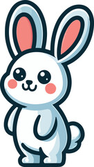 cartoon of rabbit