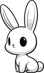 cartoon of rabbit