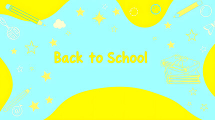 Naklejka premium Back to School Season