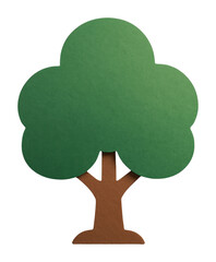 PNG Simple green tree illustration.