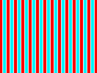 Abstract geometric pattern with vertical stripes in vibrant red, and cyan blue. Symmetrical design with bold color contrast, ideal for backgrounds, graphic design, or modern decorative elements
