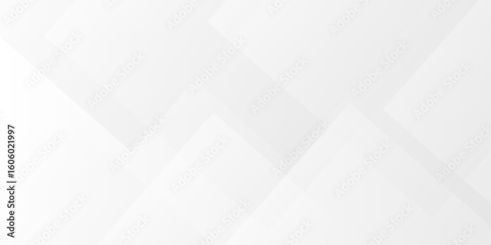 Poster white and gray overlap triangle geometric technology pattern. minimal rectangle randomly arranged wh