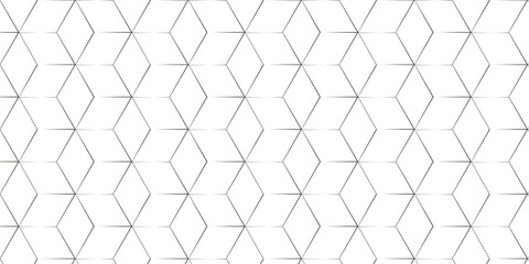 Fototapeta premium Seamless pattern with hexagon square cube geometric pattern shapes grid metal element texture design. Vector tiles gradient triangle diamond honeycomb hexagon art.