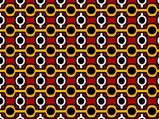 seamless pattern with abstract geometric shapes