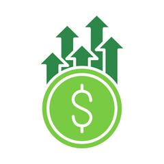 Inflation Icon Green Version