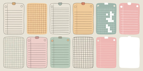 Colorful Hand Drawn Line Art Illustration of a Dog