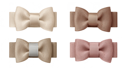 A collection of four elegant bow ties for formal occasions and special events.