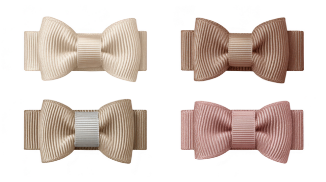 A collection of four elegant bow ties for formal occasions and special events.