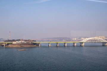 bridge over the river
