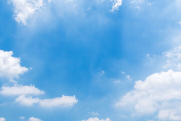 夏の空　夏山から見る青空と雲42