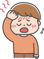 子どもの体調不良　発熱