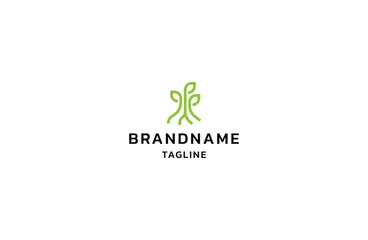 Mangrove tree logo design vector