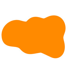 Orange Abstract Shape