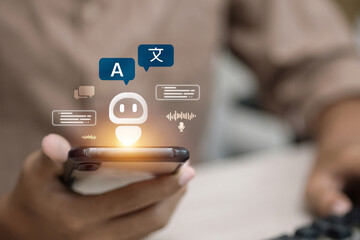 AI Language Chatbot on Smartphone for Instant Translation