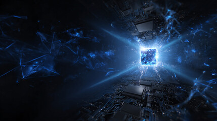 The Dawn of Intelligence: AI, Cyborgs, Future Backgrounds, and Advanced Brain Chips