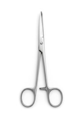 Surgical precision: Stainless steel dissecting scissors symbolizing medical accuracy