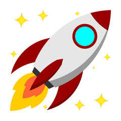 Rocket Launch Icon Designs and Variations