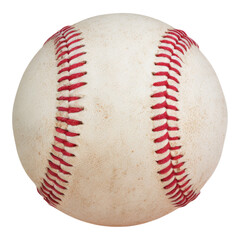High-Quality Baseball with Transparent Background