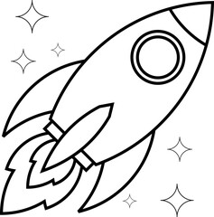 Rocket Launch Icon Designs and Variations