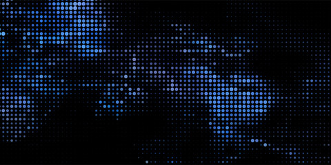 ata technology background. Abstract background. Connecting dots and lines on dark background. 3D rendering.