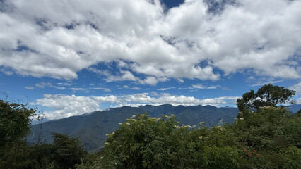 Scenery of Hehuan Mountain in central Taiwan