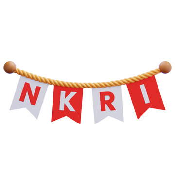 NRJ Banner with Red Flags and Rope