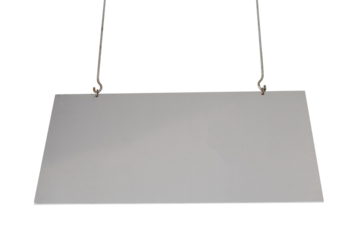 blank hanging foam board signs