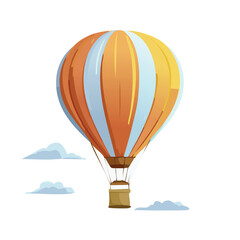 Fototapeta premium hot air balloon vector illustration