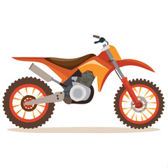 Fototapeta premium dirt bike vector illustration