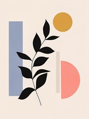 vector illustration of a leaf