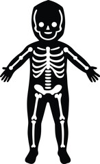 Skeleton Costume Character Silhouette