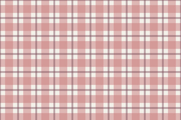 ピンクのチェック柄 / シームレスパターン / スウォッチあり