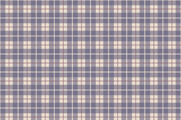 ブルーのチェック柄 / シームレスパターン / スウォッチあり